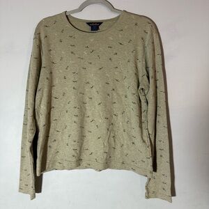 Woolrich Fall Leaves Long Sleeve Top